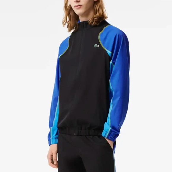 Lacoste Men’s Tennis High-Neck Jacket - Picture 1 of 7